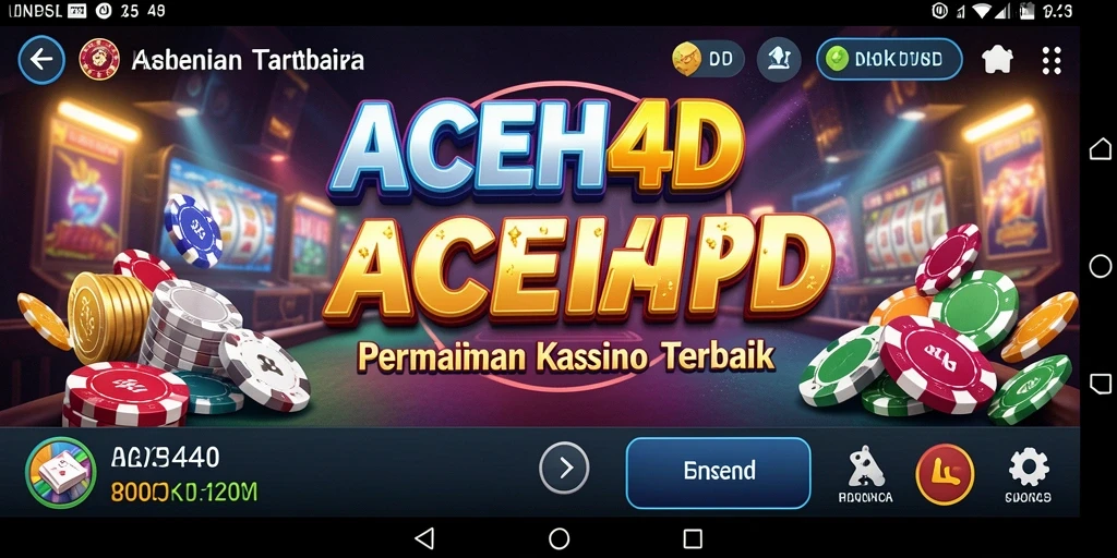 Tampilan menarik dari gameplay Kasino di ACEH4D yang membuat ketagihan.