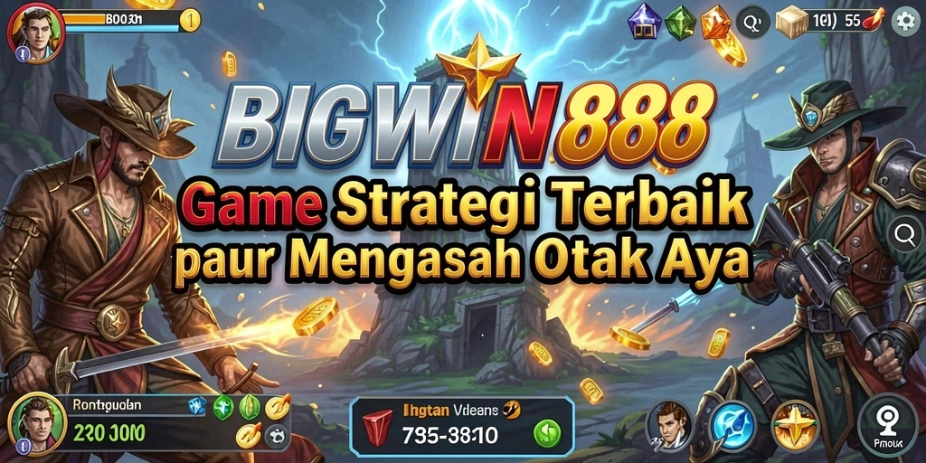 Gambaran gameplay strategis yang mendebarkan dalam BIGWIN88.