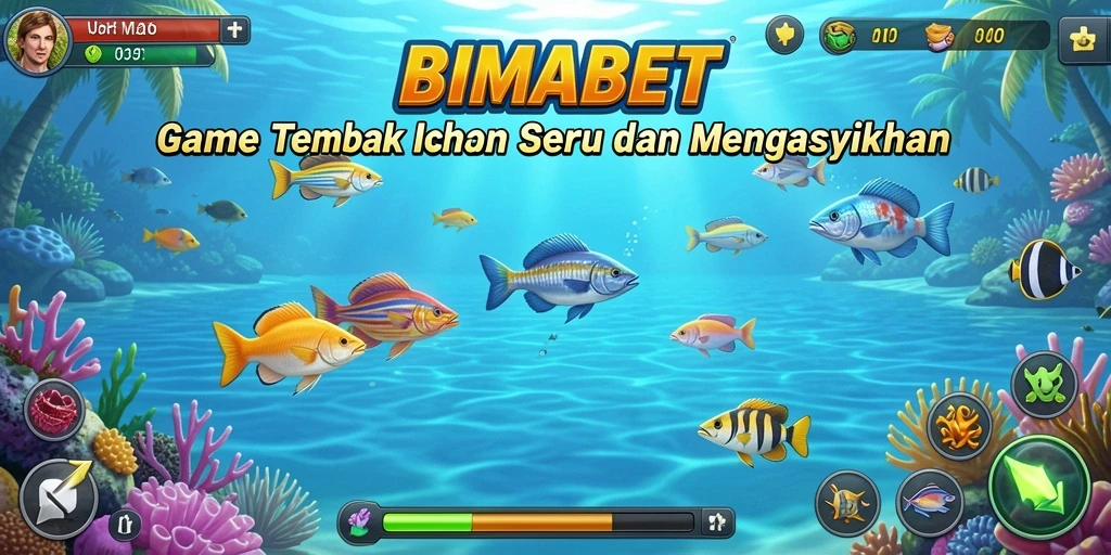 Tampilan gameplay Tembak Ikan yang menarik dan penuh aksi.