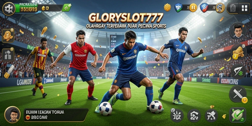 Tampilan gameplay GLORYSLOT777 yang menggugah semangat olahraga.