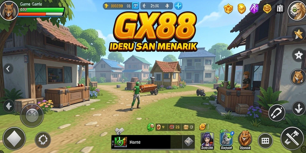 Tangkapan layar menunjukkan gameplay Ida GX88 yang asyik.
