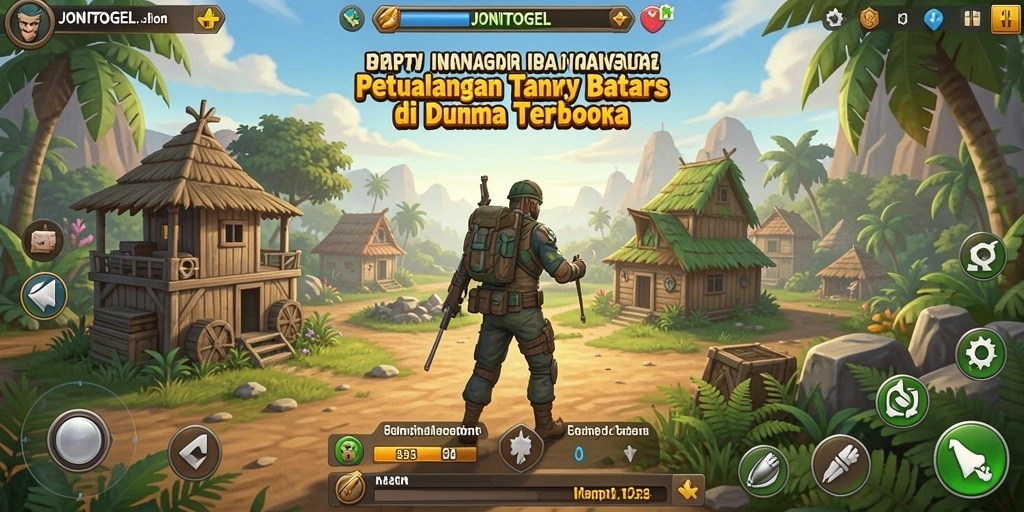 Tampilan menarik dari gameplay Open World JONITOGEL.