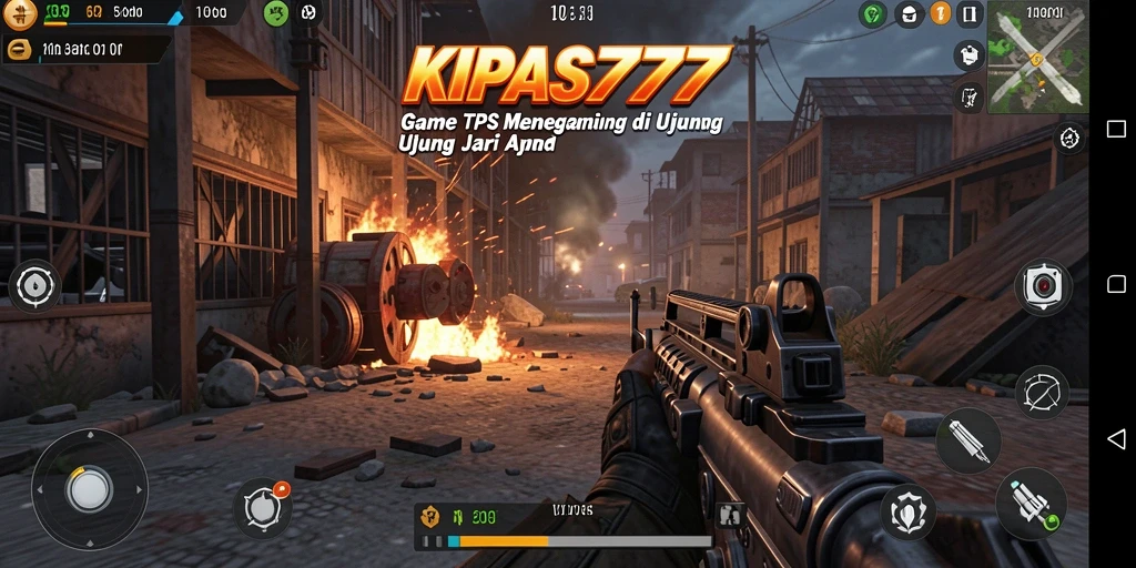 Tampilan gameplay mendebarkan dan seru dari KIPAS777.
