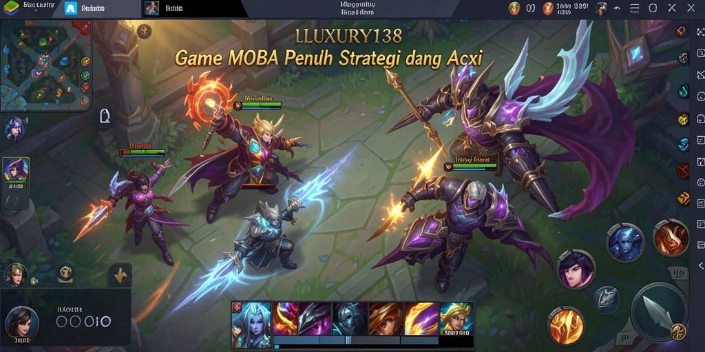 Tampilan gameplay seru dari LUXURY138 dengan pertarungan intens.