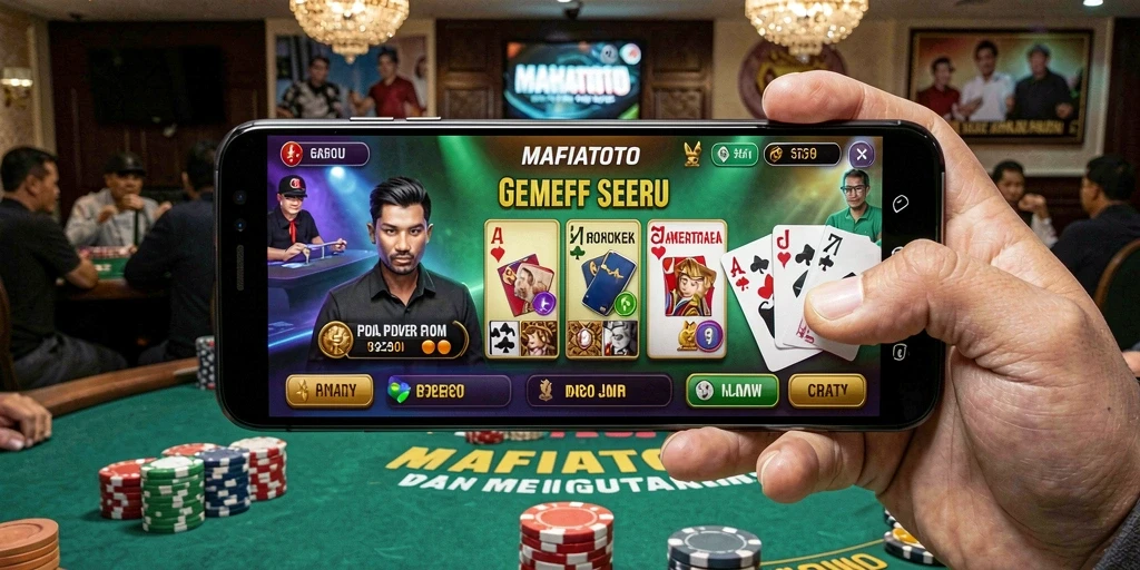 Tangkapan layar MAFIATOTO menampilkan aksi seru permainan Poker.