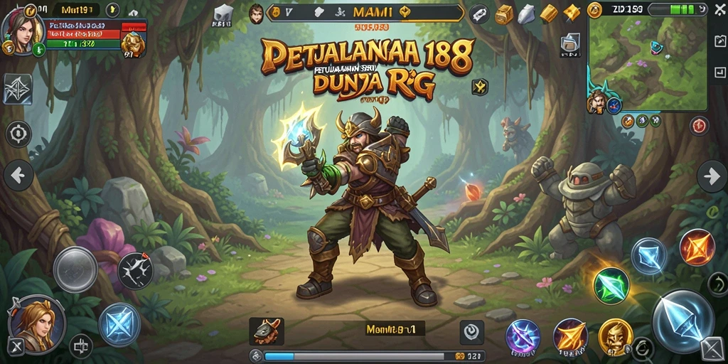 Tampilan gameplay yang menarik dalam MAMI188 dengan karakter yang berwarna-warni.