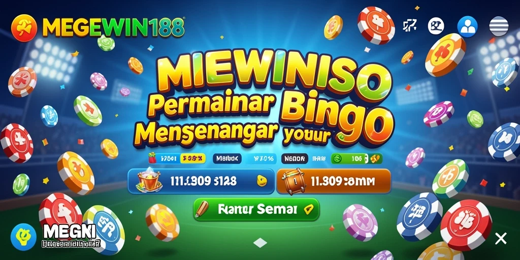 Tampilan gameplay menarik dari MEGEWIN188 saat bermain Bingo.