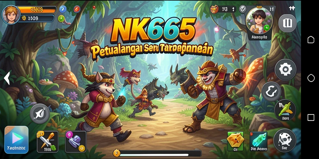 Tampilan gameplay NK666 yang menakjubkan dalam petualangan seru.