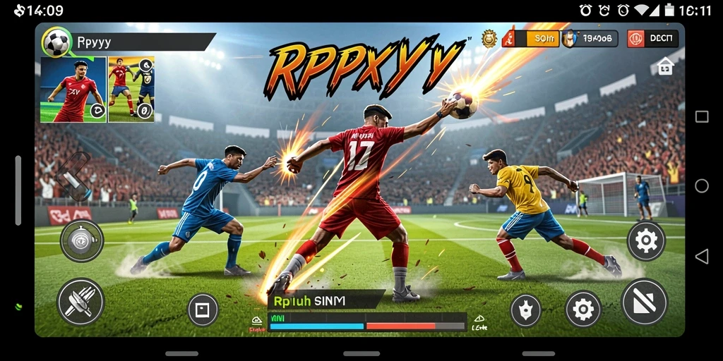 Tampilan dinamis gameplay RPYYY yang menegangkan dan seru.