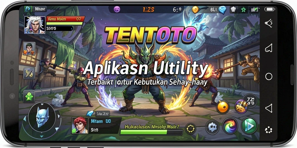 Tampilan antarmuka TENTOTO yang mudah digunakan untuk pengelolaan tugas.